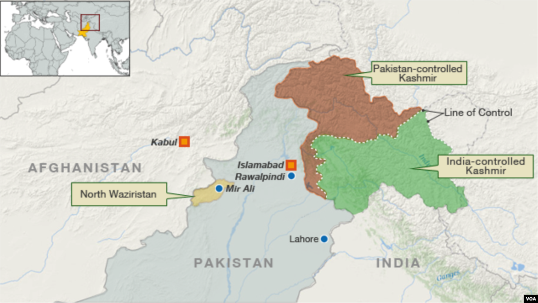 Map of Pakistan