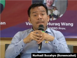 Saurlin P Siagian, Komisioner KomisI Nasional Hak-Hak Asasi Manusia (Komnas HAM). (Foto: Tangkapan Layar/Nurhadi Sucahyo)