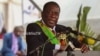 UMongameli Emmerson Mnangagwa ekhuluma eMt. Darwin ngoLwesibili. (Umfanekiso: Ministry of Information)