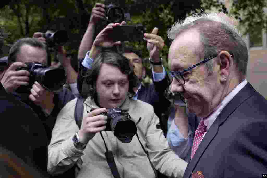 Actor Kevin Spacey leaves Southwark Crown Court in London after a jury cleared him of nine sex offenses. The Hollywood star, 64, had been on trial at the Southwark Crown Court, accused of sexually assaulting four men in the period between 2001 and 2013.