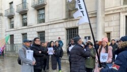 國際人權日：人權組織在倫敦遊行示威，呼籲關注中國人權議題