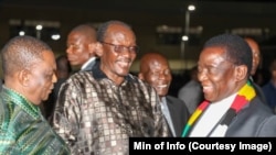 VaMnangagwa Vachioneka Vatevedzeri Vavo KuHarare International Airport