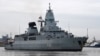 The frigate Hessen departs from Wilhelmshaven, Germany, Feb. 8, 2024. It will participate in the international Aspides mission to protect shipping and ensure freedom of navigation in the Red Sea.
