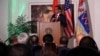Presiden Joko Widodo memberikan kuliah umum di Universitas Stanford, Amerika Serikat, Rabu (15/11). (Foto: VOA/Rivan Dwiastono)