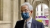 香港民主黨創黨主席李柱銘2月23日就8-18流水式集會案終極上訴，到終審法院出庭應訊。（美國之音/湯惠芸）