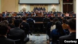 美國國會眾議院美國與中共戰略競爭特設委員會召開聽證會，聚焦美國企業在中國經商面臨的風險。（照片來源：美中戰略競爭特設委員會提供，2023年7月13日）