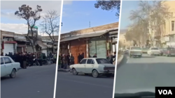 اعتصاب اصناف در مناطق کردنشین ایران از جمله سقز و سنندج. آرشیو