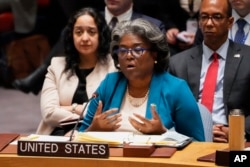 Arhiva - Linda Tomas-Grinfield, ambasadorka SAD u UN, 24. aprila 2023.