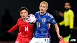 2026 북중미 월드컵 아시아지역 2차 예선 일본과 북한의 경기가 21일 도쿄 국립경기장에서 열렸다.