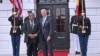 FILE - Papua New Guinea's Prime Minister James Marape and U.S. President Joe Biden meet at the U.S.-Pacific Island Countries Summit, in Washington, Sept. 29, 2022. (Papua New Guinea government/Handout via Reuters)