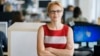 FILE - Maryna Zolatava, chief editor of the Belarus' news outlet Tut.by, which was closed by authorities, poses for a photo in Minsk, Belarus, Aug. 28, 2015.