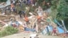 Sedikitnya 14 orang tewas akibat tanah longsor di Kabupaten Tana Toraja, Sulawesi Selatan, Sabtu (13/4). (Foto: Courtesy/BPBD Kab. Tana Toraja)