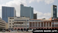 Centro da cidade de Luanda, capital de Angola.