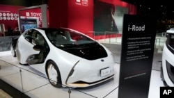 A Toyota concept electric vehicle sits on display at the at the Chicago Auto Show, Feb. 9, 2023.
