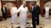 VaAntony Blinken naa Dr. Mohammed bin Abdulaziz Al-Khulaifi nan Doha, Katar, 20 Out, 2024 