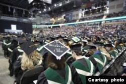 Acara wisuda mahasiwa di sebuah Community College di Amerika Serikat (foto: ilustrasi).