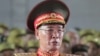 Menteri Pertahanan Korea Utara Kang Sun Nam dalam upacara parade militer, menandai peringatan penting Perang Korea di Lapangan Kim Il Sung, Pyongyang, 27 Juli 2023.