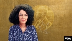 نرگس محمدی، برنده جایزه صلح نوبل.