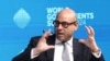 FILE - Simon Stiell, the executive secretary of the United Nations Framework Convention on Climate Change, speaks during the World Governments Summit, in Dubai, United Arab Emirates, Feb. 12, 2024.