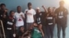 Manifestantes presos em Luanda libertados. Fotografia cedida pela UNTRA.