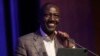 Kenyan President William Ruto delivers keynote remarks during a US- Kenya Business Roadshow hosted by Prosper Africa, a US Trade and Investment Initiative, in San Francisco, Sept. 15, 2023. 