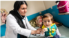 A screenshot of a page from the website of the Swedish Committee for Afghanistan, a humanitarian organization that has suspended its work after the Taliban demanded Sweden halt its activities in Afghanistan. Another page on the site announced the pause in its services.