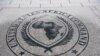 FILE - The logo of U.S. Africa Command is seen in Stuttgart, Germany, Sept. 5, 2019.