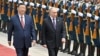 Ruski predsjednik Vladimir Putin i kineski predsjednik Ši Đinping prisustvuju ceremoniji dobrodošlice rusloj delegaciji u Peking, 16. maja 2024. godine. (Foto: Reuters/Sputnik/Sergei Bobylev)