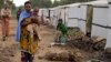 FILE - Fighting has driven many in the Democratic Republic of the Congo to a refugee camp on the edge of Goma, pictured on July 11, 2024. The U.S. has sanctioned three rebel leaders accused of fomenting political instability, conflicts and civilian displacement in the country.