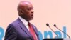 Botswana President Mokgweetsi Masisi addresses delegates at the WHO Africa Region meeting in Gaborone, Aug. 28, 2023. (Mqondisi Dube/VOA)