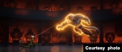 Adegan dengan penggarapan efek tersulit yang menjadi tanggung jawab Yorie (dok: Yorie Kumalasari/DreamWorks Animation/Universal Pictures)