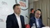 Konferencija za novinare pomatračke misije CRTA na kojoj su predstavljeni preliminarni nalazi o monitoringu izbornog dana i ocena kvaliteta procesa glasanja (foto: Milica Vučković / Fonet)