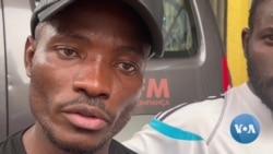 Manifestantes reprimidos pela polícia durante protesto em Luanda