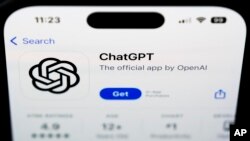 FILE - A ChatGPT logo is seen on a smartphone in West Chester, Pa., Dec. 6, 2023. 