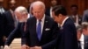 拜登總統與印尼總統佐科·維多多於 2023 年 9 月 9 日在新德里舉行 G20 峰會。（資料照片：Evan Vucci 法新社）