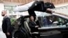 Tesla Chief Executive Officer Elon Musk gets in a Tesla car as he leaves a hotel in Beijing, China, May 31, 2023.