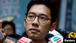 資料照：被港府通緝的前香港眾志創黨主席羅冠聰