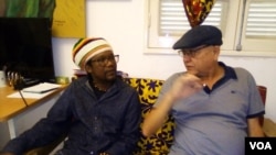 Analtino Santos (esquerda) e Luís Rosa Lopes , mentores do projecto E Zomba