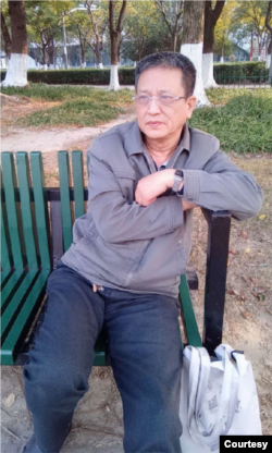 上海退休教師顧國平（顧國平提供）