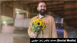 مهدی یراحی پس از آزادی از زندان. آرشیو