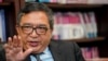 Chinese dissident Ho Pin speaks during an interview with The Associated Press, Oct. 6, 2022, in Great Neck, New York.