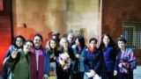 Wêneya Sîyasetvana Kurd Aysel Tugluk, piştî ku ev ji zindanê hat berdan, 27 Cotmeh,2022.