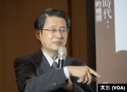 位於台北的中央研究院院士吳玉山(文東拍攝)