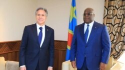 SML : Secretaire d’Etat ya Amerika A. Blinken asengi na president F. Tshisekedi eyano na mitungisi ya batali maponami mpo na ba mbeba