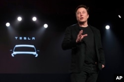 Foto Achiv: PDG Tesla a Elon Musk, nan Hawthorne, Kalifoni, 14 Mas, 2019.