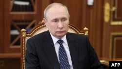 Arhiva - Ruski predsednik Vladimir Putin na sastanku u Moksvi 5. januara 2023.