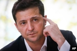 Ukrajinski predsednik Volodimir Zelenski u Kijevu u Ukrajini, 10. oktobra 2019.