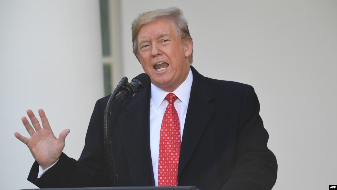 အမေရိကန်သမ္မတ Donald Trump. (နိုဝင်ဘာ ၂၆၊ ၂၀၁၉)