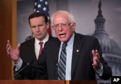 Senator Berni Sanders i senator Kris Marfi (arhivski snimak)