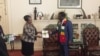 VaEmmerson Mnangangwa nasachigaro weZEC Justice Priscilla Chigumba of ZEC